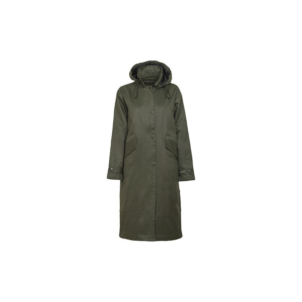 Padded Coat, army, Ilse Jacobsen Hornb&aelig;k