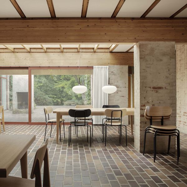 Stemlite Pendelleuchte, black chrome, GUBI