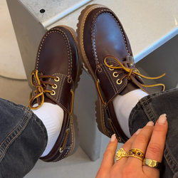 RUDDER-X Boat Shoes, brown, phenumb copenhagen