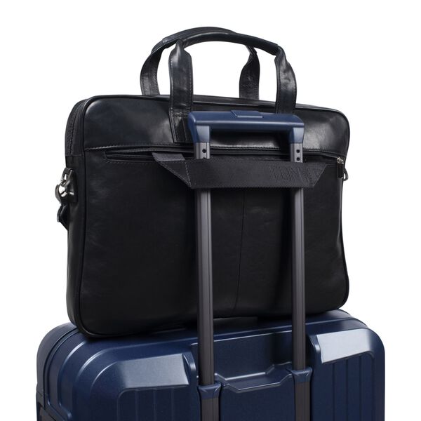 1 Compartment Laptop Bag, black, Tony Perotti