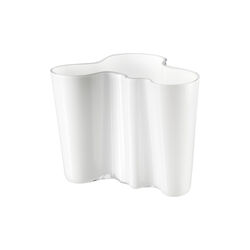 Alvar Aalto Vase, opal wei&szlig;, Iittala