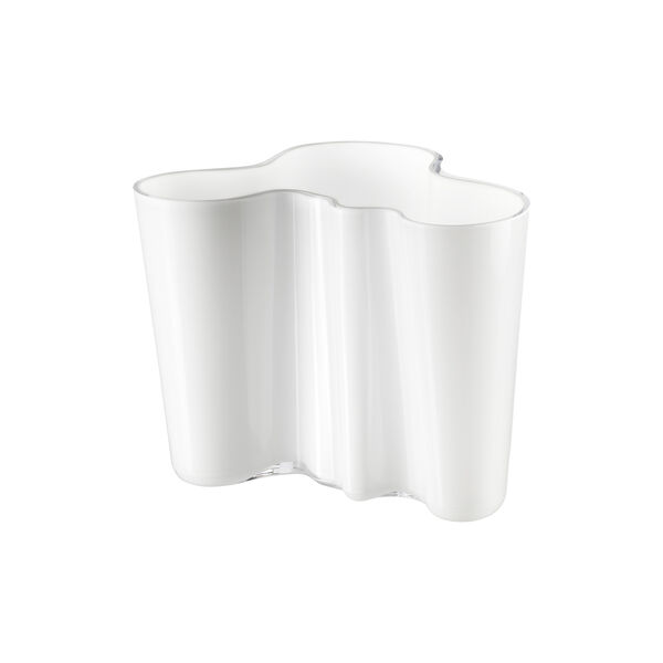 Alvar Aalto Vase, opal wei&szlig;, Iittala