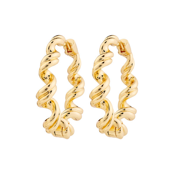 LARISA Earrings, gold plated, Pilgrim