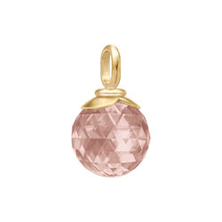 Beeren-Anh&auml;nger M, Gold/Turmalin rosa, Julie Sandlau
