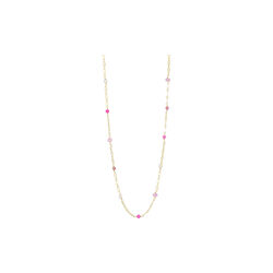 Lina necklace, pink purple, Pure by Nat
