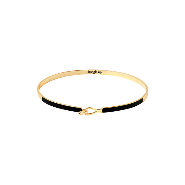 LILY Bracelet, black, bangle up