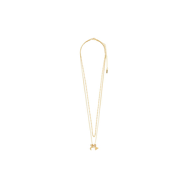 BETWEEN necklace 2-in-1, gold plated, Pilgrim