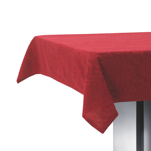 Star Fluted Glass Christmas tablecloth, red, Royal Copenhagen