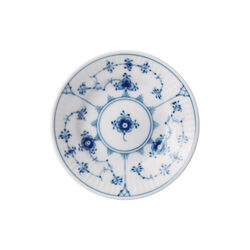 Musselmalet Riflet Teller Ø 12 cm, Royal Copenhagen