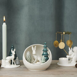 Wintergeschichten Hase Votivkugel f&uuml;r Teelicht, Dottir Nordic Design
