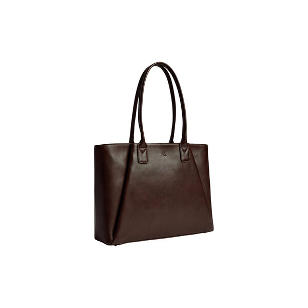 SayaMBG Work Bag Antique, dark brown w/br. gold, Markberg