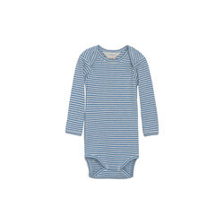 Baby Body Stripe, azur/ecru, Serendipity