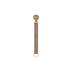 Solid Pacifier String, walnut, Müsli by Green Cotton