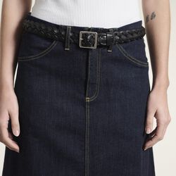 Henso braided belt, black, BITTE KAI RAND