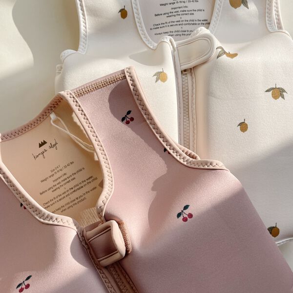 Neopren-Schwimmweste, cherry, Konges Sl&oslash;jd