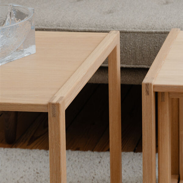 BM375 Satztische, light oiled oak, Fredericia Furniture