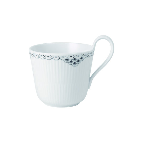 Schwarz Gerippt Blond Hochhenkeltasse 33 cl, Royal Copenhagen