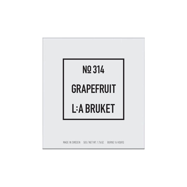 No. 314 Candle, grapefruit, L:a Bruket