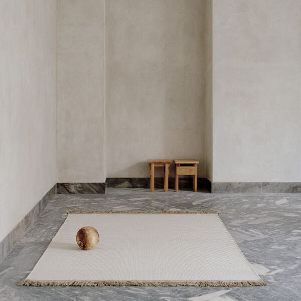 Pastoral Unity Rug, white, Linie Design