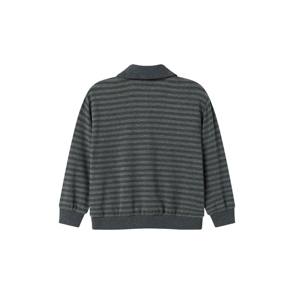 Thanos Polo Sweat, forest stripe mel., MarMar Copenhagen