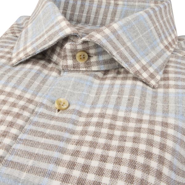 Regular, C71 RC cuff, light grey check, Stenstr&ouml;ms
