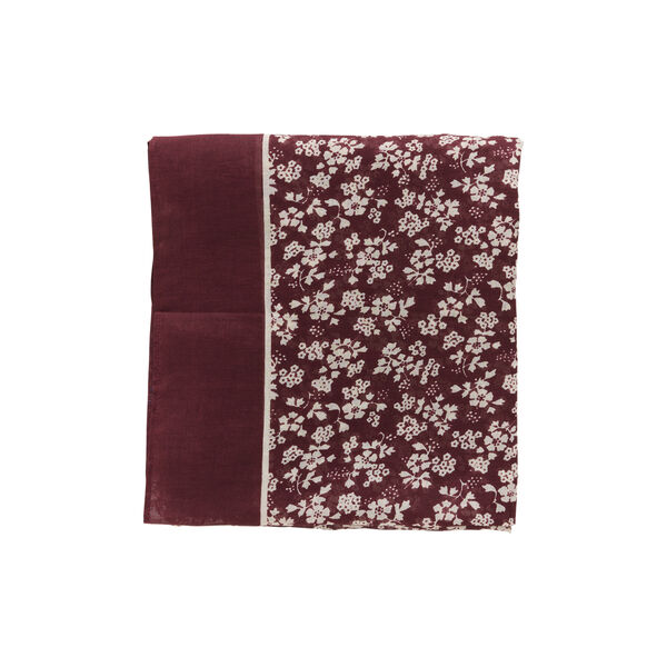 LouiPW Scarf, tawny port mini flower LouiPW Scarf, tawny port mini flower, Part Two