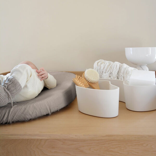 Calm Wickelauflagenbezug, latte, We Are Bitte