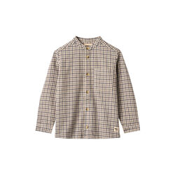 Shirt L/S Willum, blue check, Wheat