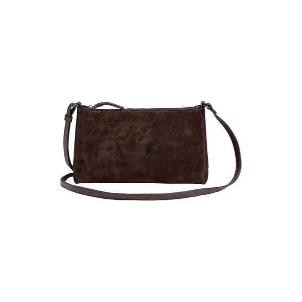 MarciMBG Umh&auml;ngetasche aus Wildleder, dark brown, Markberg