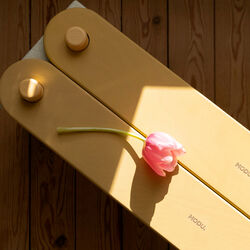 2 x Balance Beams, honey yellow, MODU