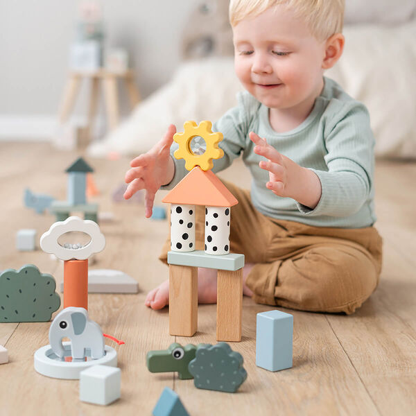 Deer Friends Bausteine 34 Stk., farbmix, Done by Deer