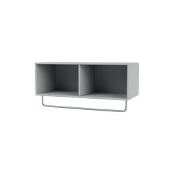 COAT Shelf with Clothes Rack, 02 fjord, Montana Furniture