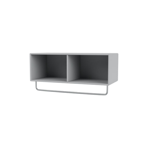 COAT Shelf with Clothes Rack, 02 fjord, Montana Furniture