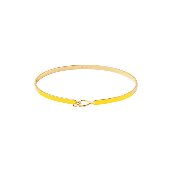 LILY Bracelet, sunny yellow, bangle up
