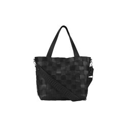 Braided Cross-Body Shopper, black, Ilse Jacobsen Hornb&aelig;k