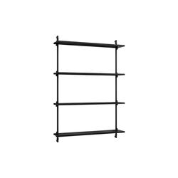 Wall Shelving Medium, black/black, MOEBE
