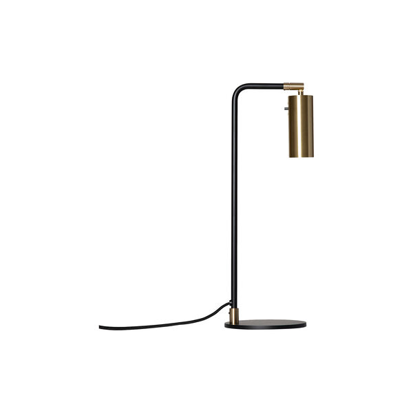 Lektor Table Lamp, black/brass, Rubn