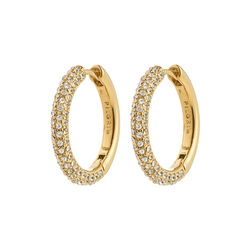 TATUM hoops Large, gold plated, Pilgrim