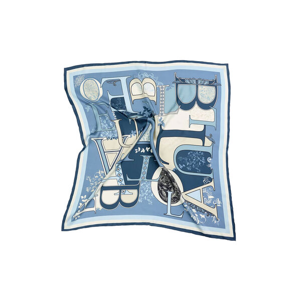 MONOGRAM&nbsp;Schal, blau, Bella Ballou