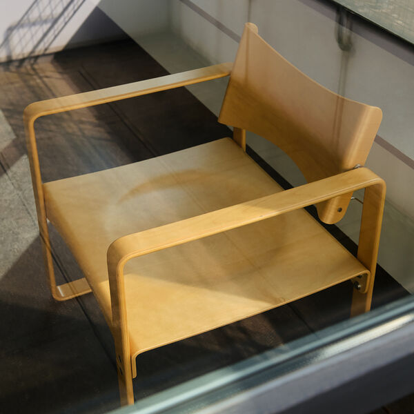 270 F Lounge Chair, honey-stained, Verpan