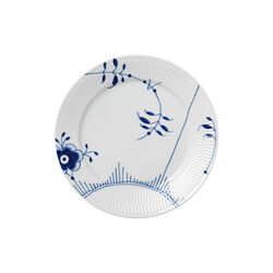 Blauer Mega-geriffelter Teller Ø 27 cm, Nr. 2, Royal Copenhagen