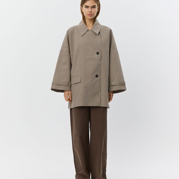 SelinaSW Oversize-Karo-Jacke, check, Sofie Schnoor