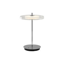 Asteria Glass Move tragbare Lampe, poliertes stahl, UMAGE