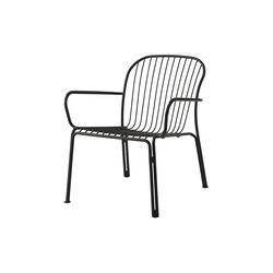 Thorvald SC101 Outdoor Lounge Chair, warm black, &Tradition