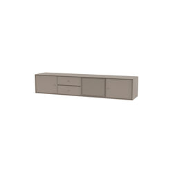 OCTAVE VIII TV Bench, 141 truffle, Montana Furniture