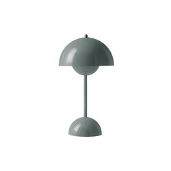 Flowerpot VP9 Portable Table Lamp, stone blue Flowerpot VP9 Portable Table Lamp, stone blue, &Tradition
