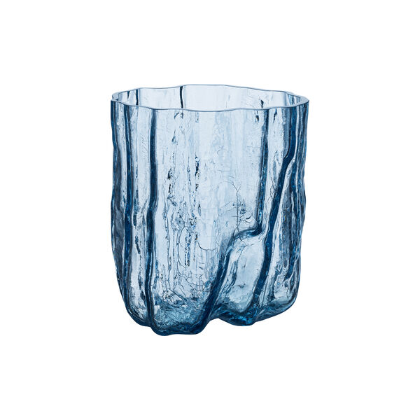 Craquel&eacute;-Vase, recycelt, Kosta Boda