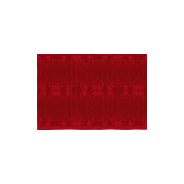 CHRISTMAS Tablecloth, deep red, Georg Jensen Damask