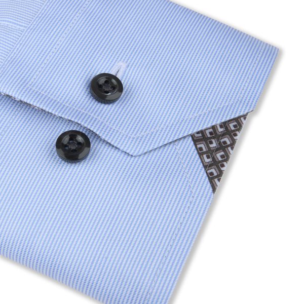 Slimline, C75 RM cuff Contrast, light blue stripe, Stenstr&ouml;ms