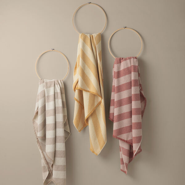 Fishbone Throw, rusty red, ELVANG